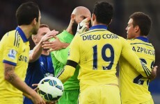 Roberto Martinez wasn't impressed with Diego Costa's taunting of Seamus Coleman