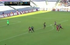 Robbie Keane kicks off international week with a beautiful jink and lob