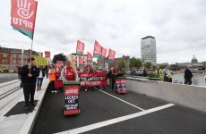 Gallery: Greyhound workers march in Dublin as LRC invite them to talks