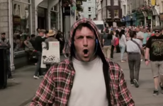 Guy walks through Galway singing death metal to bemused shoppers