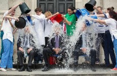 A minister did the Ice Bucket Challenge today...any guesses?