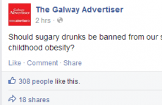 'Sugary drunks' typo on The Galway Advertiser's Facebook yields hilarious replies