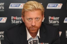 There's rain at the All England Club.. so here's Boris Becker talking hip-hop