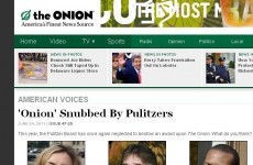 Celebrities and a cat campaign for a Pulitzer for The Onion