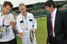 You can't be serious: Rory McIlroy meets tennis aces at Wimbledon