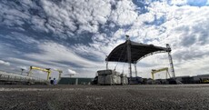Take a look at the 16,000-seat arena built on the Titanic slipways for Frampton v Martinez