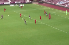 West Ham's Diafra Sakho finished off a stunning team goal earlier