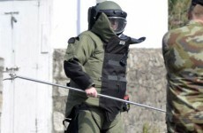A viable device was made safe after being found in a Dublin garden