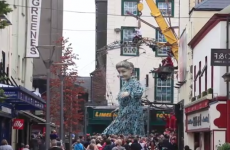 You have to see the giant granny actually walking through Limerick