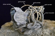 "Buried treasure" from Ancient Roman times found under department store