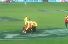 Steward could face charges for almost decapitating female streaker