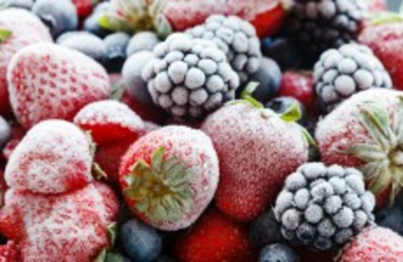 Be careful with frozen berries or you could get hepatitis, warns food