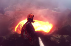 This man abseiled into an active volcano and has incredible GoPro footage to prove it