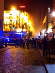 Firefighters tackle overnight blaze in Temple Bar