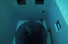 This video of an extremely deep swimming pool will give you weird feelings