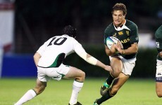 Racing Metro's Johan Goosen might have a bionic leg