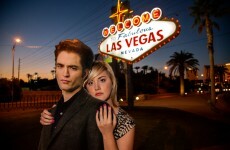This woman is married to a cardboard cut out of Robert Pattinson