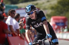 Froome up to second, Ireland's Dan Martin stays sixth at the Vuelta