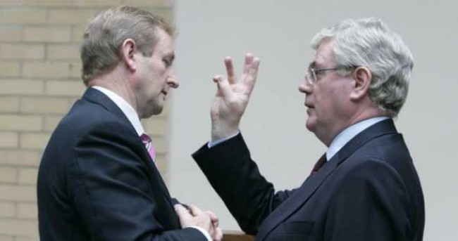 Caption competition: When Eamon blessed Enda