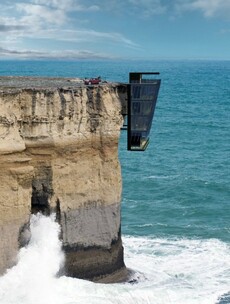 Here's an idea, let's stick a glass house on the side of a cliff