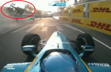 Nick Heidfeld walked away from this horror crash in the first-ever Formula E race