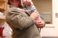 This delighted puppy being reunited with his rescuer will give you all the feels