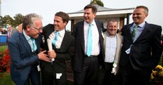Michael Owen's horse was a shock winner of today's big race at the Curragh