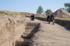 Danish archaeologists uncover ringed Viking fortress for first time in 60 years