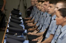 The new garda recruits will need to "win the trust" of the Irish public