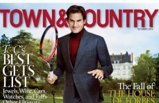 WHAT is going on with this Roger Federer magazine cover?