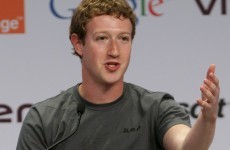 Mark Zuckerberg checking out Google Plus