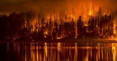 In pictures: Raging wildfires engulf homes in California