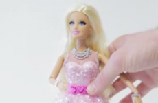 This Barbie doll appears to be saying something VERY rude