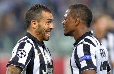 Tevez ends five-year drought to fire Juventus to two-goal win over Malmo