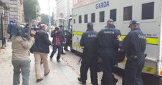 Woman arrested as Dáil protests turn nasty