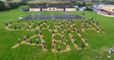 Snapshot - Brilliant pic from West Kerry school supporting the Kingdom's All-Ireland bid