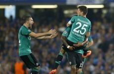 Schalke got a point at Stamford Bridge after this Klaas-Jan Huntelaar goal