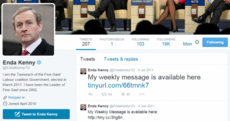 Why has @EndaKennyTD not tweeted in over three years?