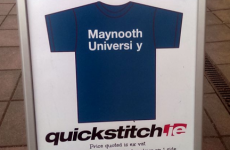 Local business cashes in on Maynooth University sign debacle
