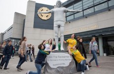 So Paddy Power have erected a 12ft 'Jim The Redeemer' statue outside Croke Park