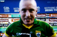 'Well Joe Brolly, what do you think of that?!' Kieran Donaghy lets out a post-match roar