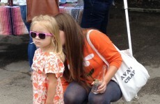 This little girl is having NONE of it
