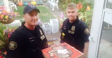 Soundest police ever complete pizza delivery after driver is hurt in accident