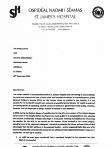 Another anonymous letter blasting the Children's Hospital plan ... but Leo's not concerned