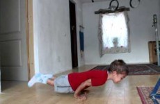This 5-year-old kid is better at push-ups than you'll ever be
