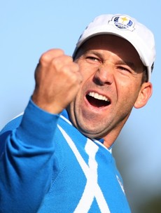 Sergio Garcia worked his magic for the first great shot of Ryder Cup 2014