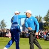 Sergio Garcia's high fives aren't on a par with his golf shots
