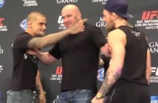 McGregor and Poirier in heated face-off as UFC 178 fight night nears