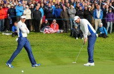 Poulter, McIlroy maintain European lead after US fightback