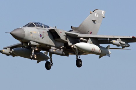 RAF Tornados are 'ready for attack role' says the MoD.